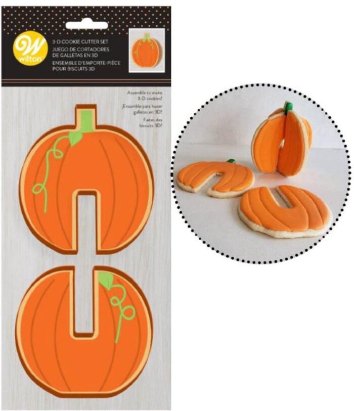 Wilton Uitsteker 3D Pompoen Set/2