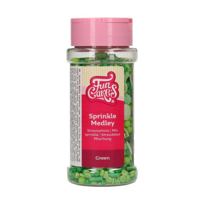 FunCakes Sprinkle Medley Green 65 g THT 30-09-2025