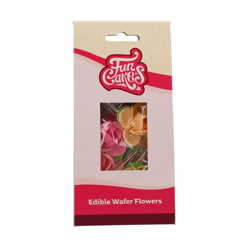 Productomschrijving FunCakes Eetbare Papieren Bloemen Camellia set/5