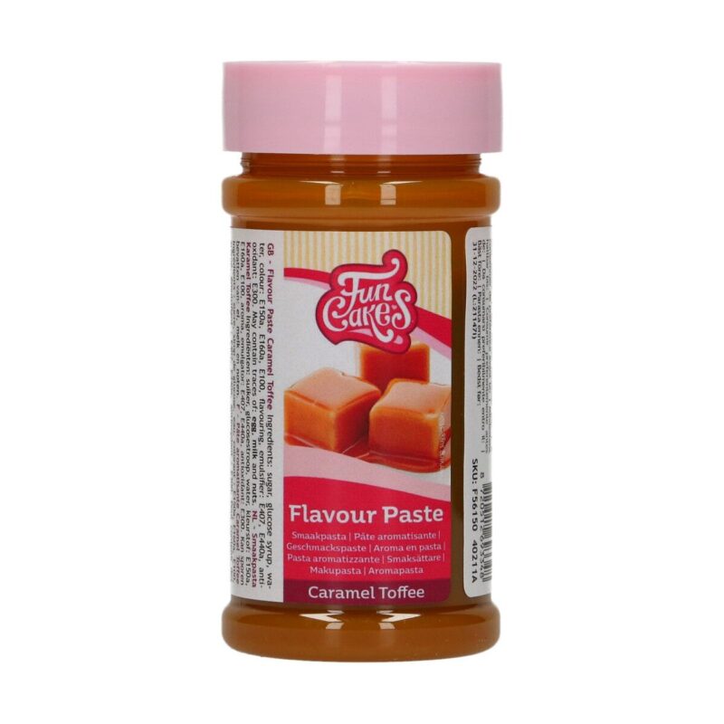 FunCakes Smaakpasta Karamel Toffee 100 g THT 31-07-2026