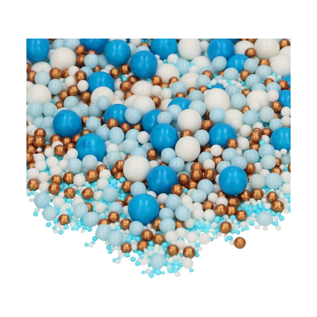 FunCakes Soft Pearls Mix Blue Celebration 80g - Afbeelding 2