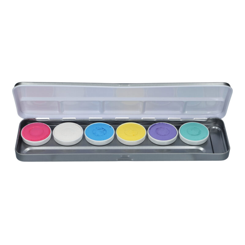 Superstar Aqua Face- and Bodypaint pastel unicorn palette 6