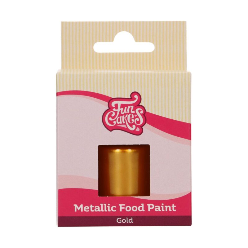 FunCakes Metallic Food Paint Gold 30ml