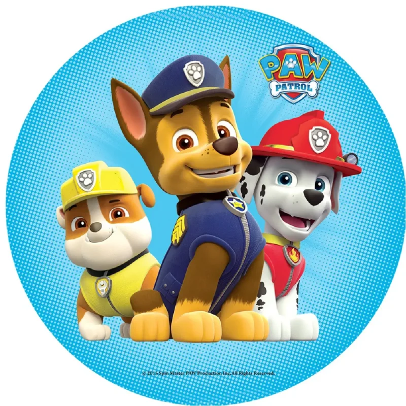 Decoratie Sheet Paw Patrol Ø20cm